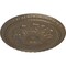 Ekena Millwork Richmond Ceiling Medallion (Fits Canopies up to 2 5/8"), Hand-Painted Warm Silver, 18"OD x 1 3/8"P CM18RIWSS - alternate 3